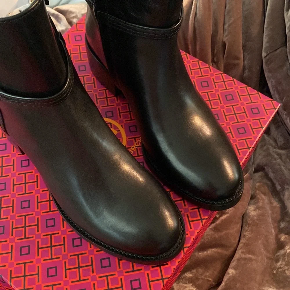 Tory Burch Leather Booties - Picture 6 of 8